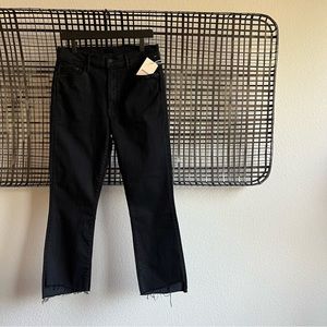 MOTHER High Rise Black Jeans